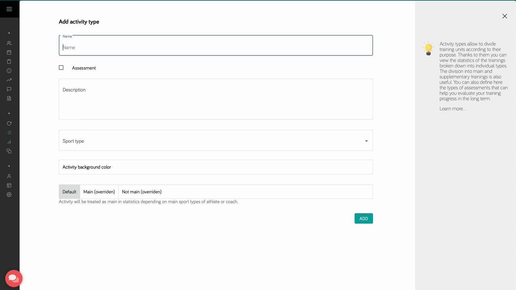 Adding new assessment activity type