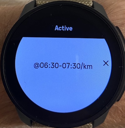 Choosing guide from Suunto Plus menu