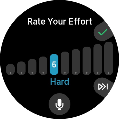 Rate Your Effort on an Amazfit watch