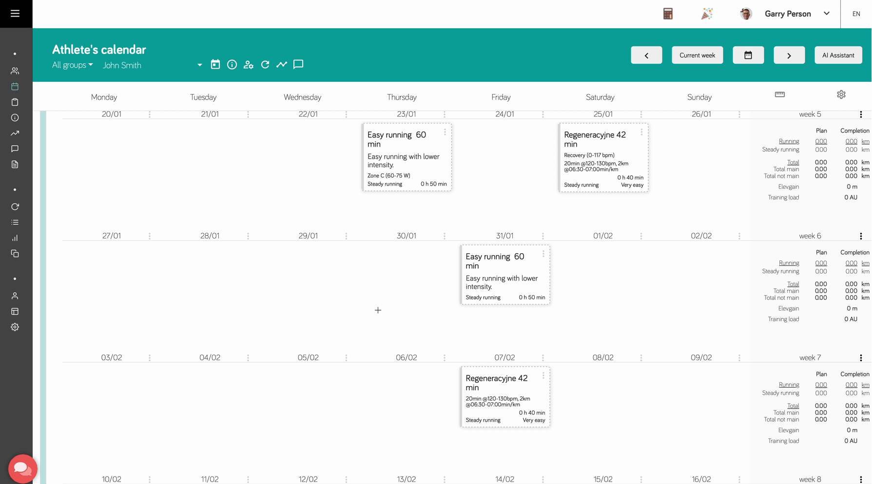 Añadir evaluación al calendario