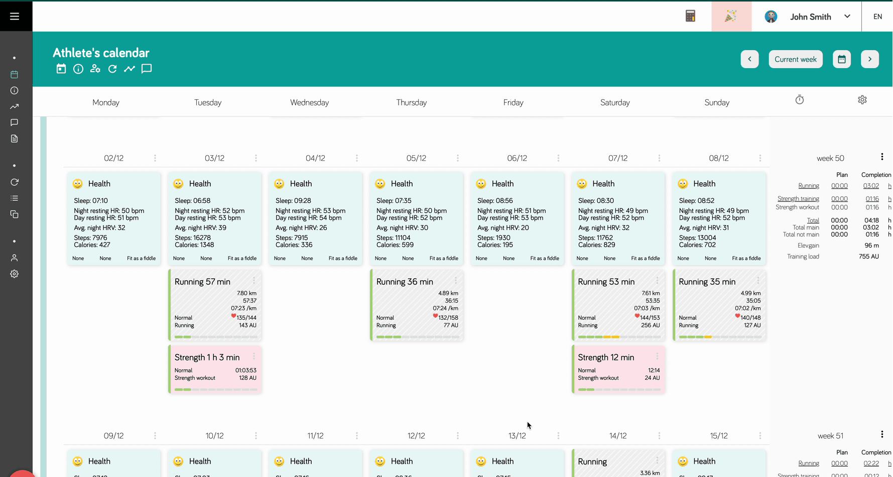 Añadir pausa de entrenamiento